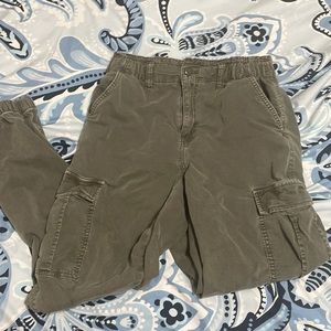 American Eagle size 0 green cargo pants
